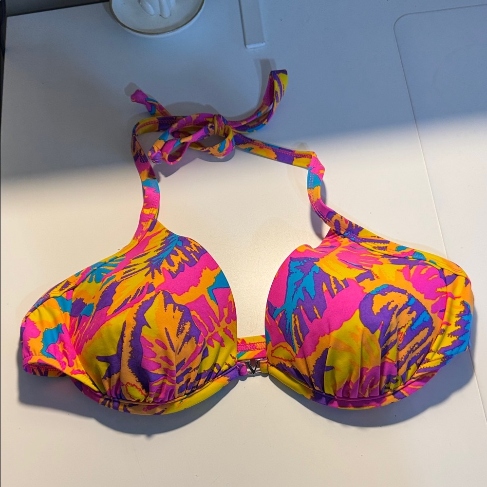 Vibrant Multicolor Bikini Top